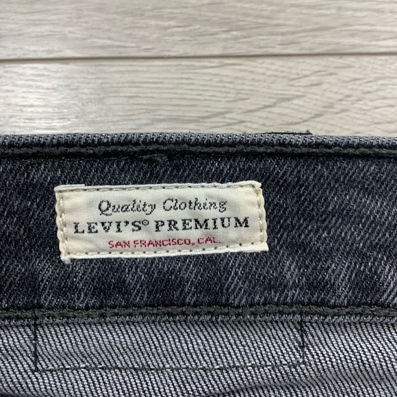 Levi’s Faded Black Midi Denim Skirt - Picture 6 of 12